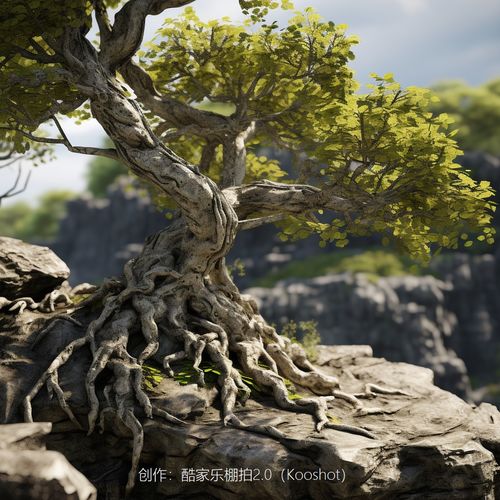 樹木石景 ai場景 電商背景素材 電商素材 產(chǎn)品背景 ai背景圖